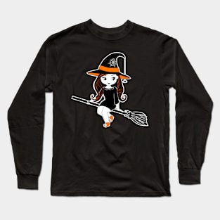 Cute Halloween Witch Long Sleeve T-Shirt